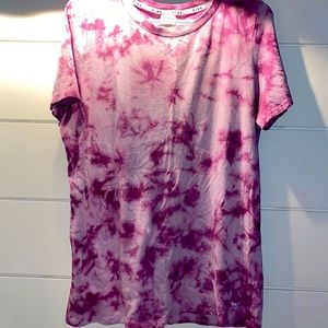 PINK tie-dye t-shirt